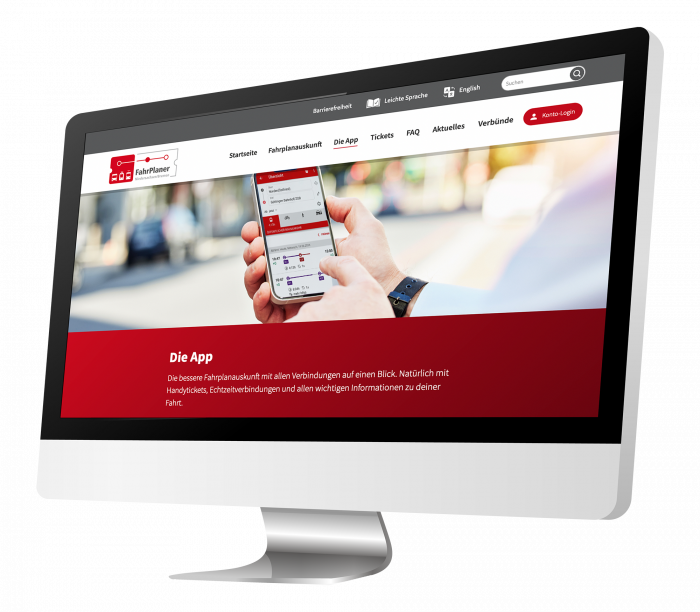 Monitor.png Zentral im Netz gebündelt: Alle Infos zur FahrPlaner-App für Niedersachsen und Bremen jetzt auf einer Webseite
